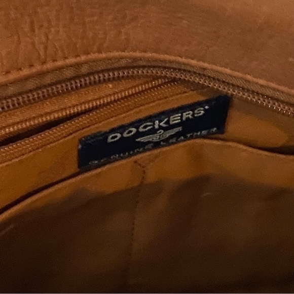 Dockers‎ Brown Leather Hand Bag Women’s Purse - Picture 7 of 8